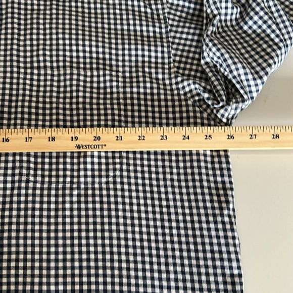 Sport Reed Checked Casual Button down Navy White Shirt  Size XL - Picture 6 of 13